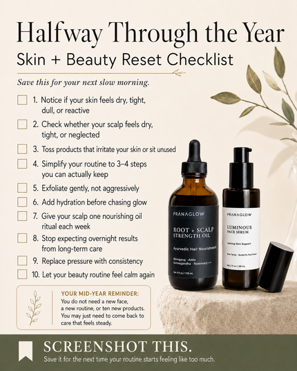 Halfway Through the Year: The Skin + Beauty Reset Nobody Sells You