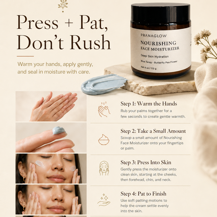 Press + Pat, Don't Rush: How to Apply Face Moisturizer the Right Way
