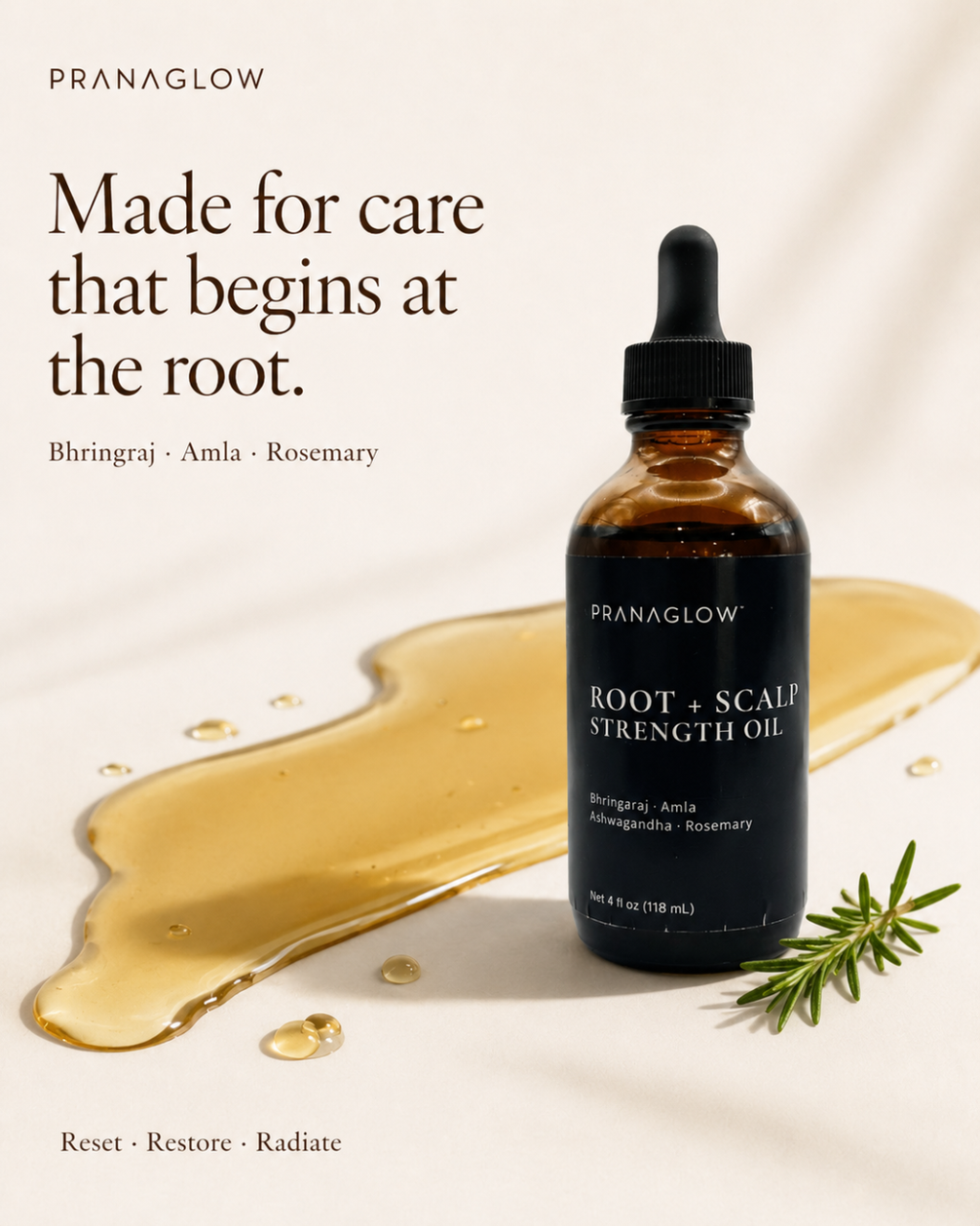 Root + Scalp Strength Oil - Ayurveda Hair Nourishment