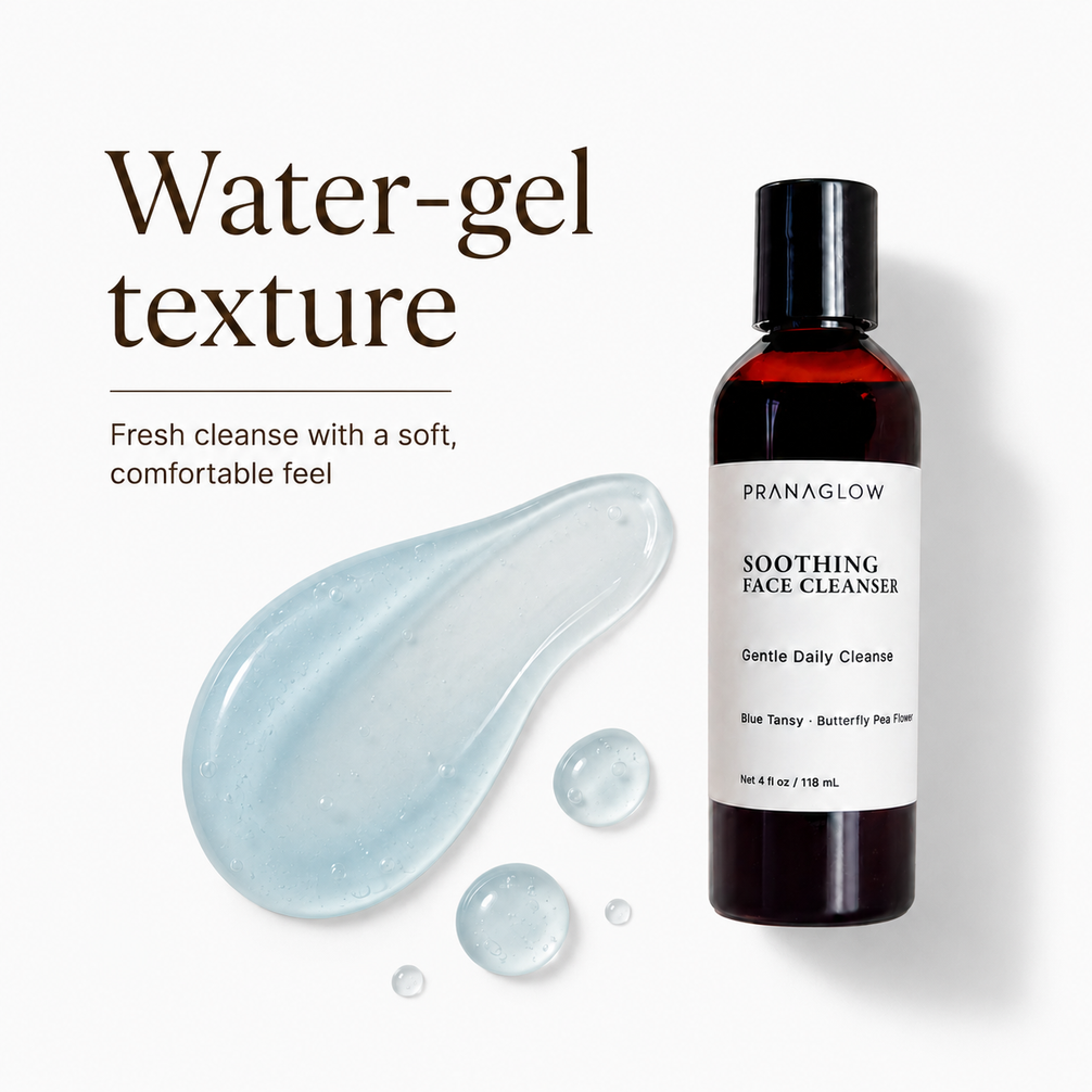 Soothing Face Cleanser - Gentle Daily Cleanse - PranaGlow