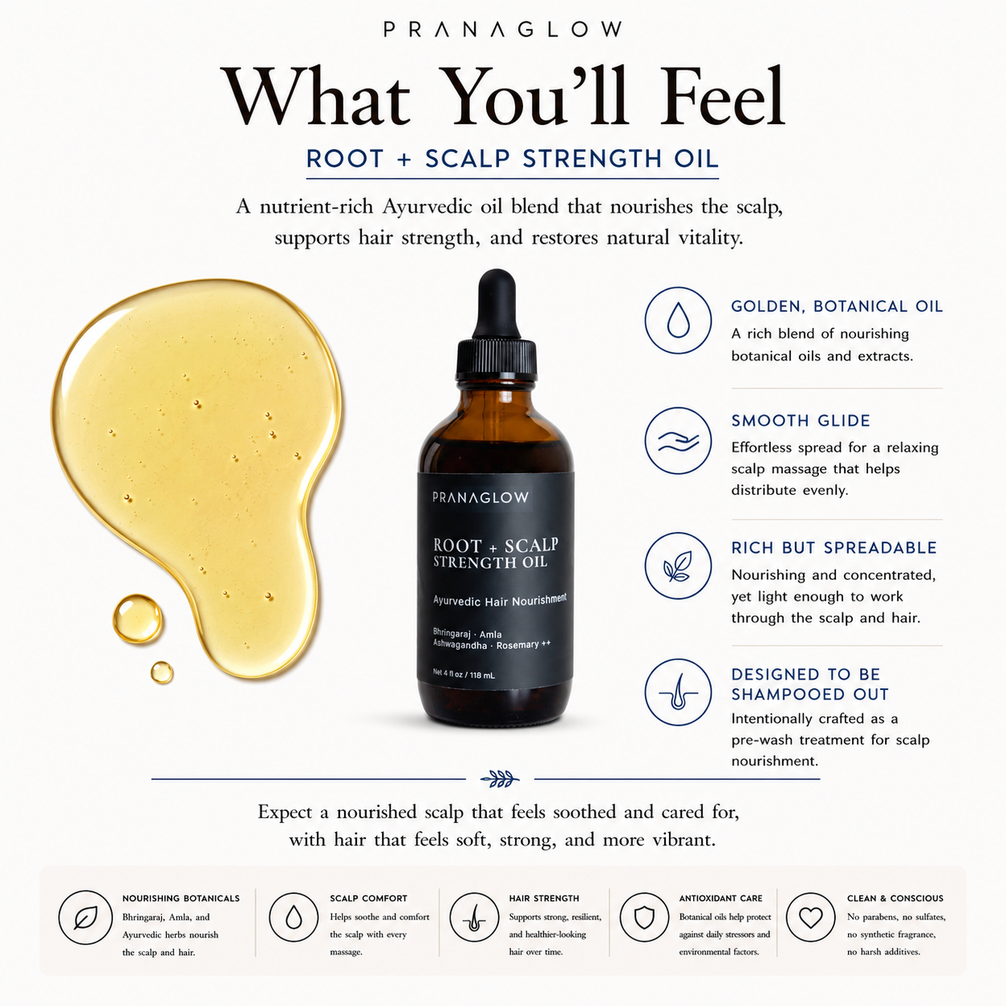 Root + Scalp Strength Oil - Ayurveda Hair Nourishment