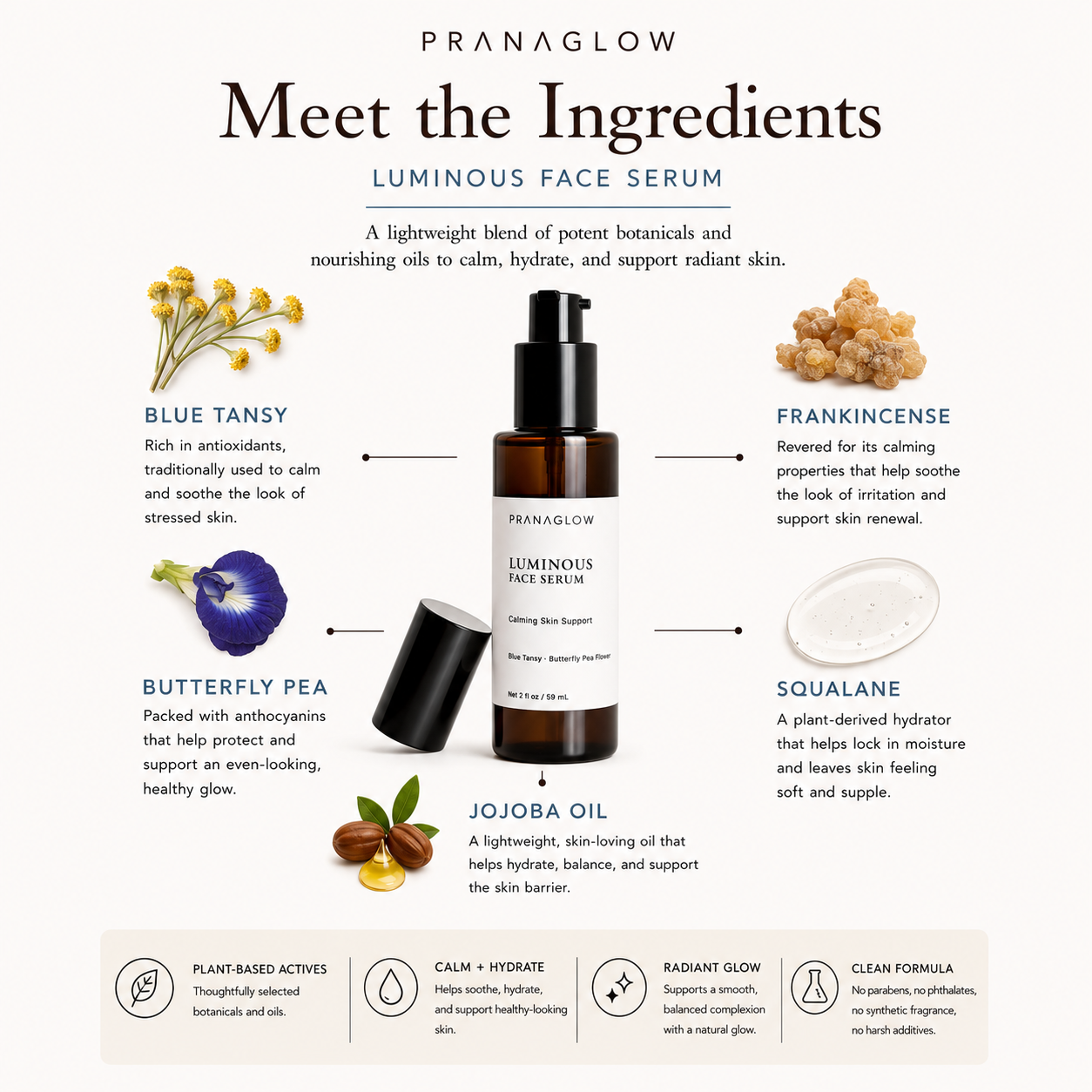 Luminous Face Serum - Calming Skin Support
