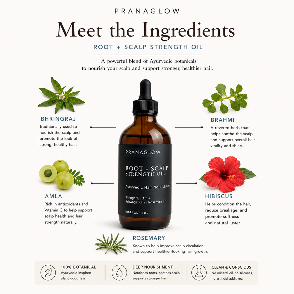 Root + Scalp Strength Oil - Ayurveda Hair Nourishment