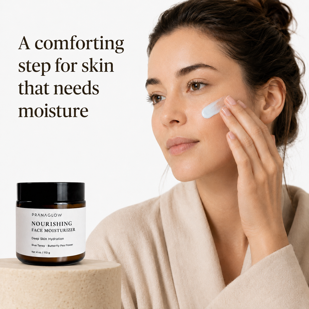Nourishing Face Moisturizer - Deep Skin Hydration - PranaGlow