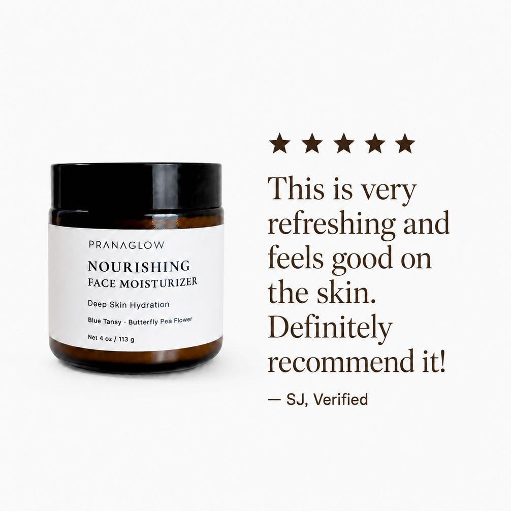 Nourishing Face Moisturizer - Deep Skin Hydration - PranaGlow