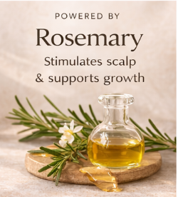 Prnaglow powered by Rosemary - Stimulates scalp and supports hair growth