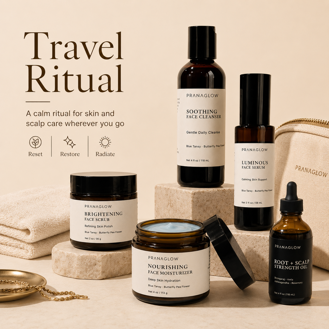 Travel Ritual - TSA Friendly Skin Care Set