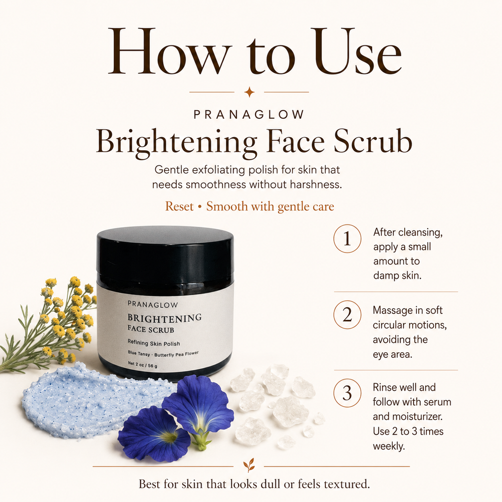 Brightening Face Scrub - For dull skin overwhelmed by aggressive exfoliation