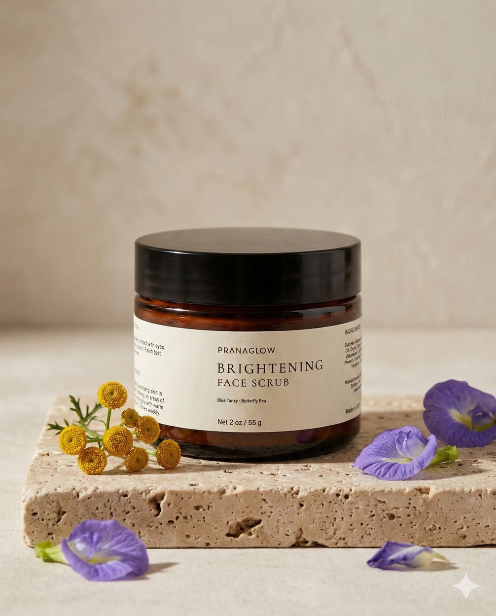 Brightening Face Scrub - Gentle Skin Polish